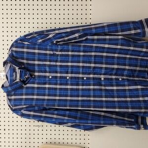 Chaps men's button down men's size XXL great condition blue black